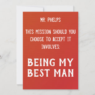 Best Man Invitation