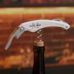 Best Man Monogram Groomsmen Wedding Favour Corkscrew<br><div class="desc">Thank your Best Man with his very own personalised corkscrew for opening his very own wine. You can add his initial and the date of your wedding. A really useful thank you gift for any of your wine bottle opening Bridal Party members. Who would you make one for?</div>