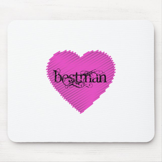 Best man mouse mat (Front)