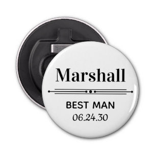 Best Man Personalised Bottle Opener