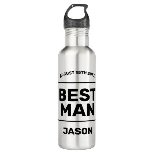 Best Man personalized groomsman gift 710 Ml Water Bottle