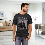 BEST MAN photo bachelor party T-Shirt<br><div class="desc">Personalise and add your own photo of the bachelor.  Personalise and add a name. Text: BEST MAN</div>