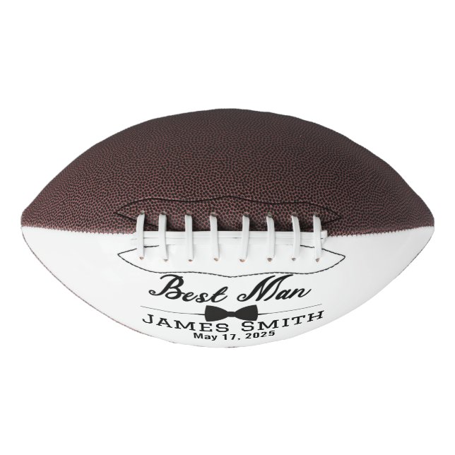 Best Man Proposal Football American Football (Front)