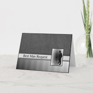 Best Man Request Wedding Invitation