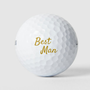 Best Man Souvenir Golf Balls