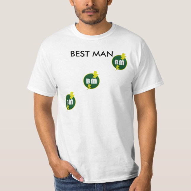BEST MAN t shirt (Front)