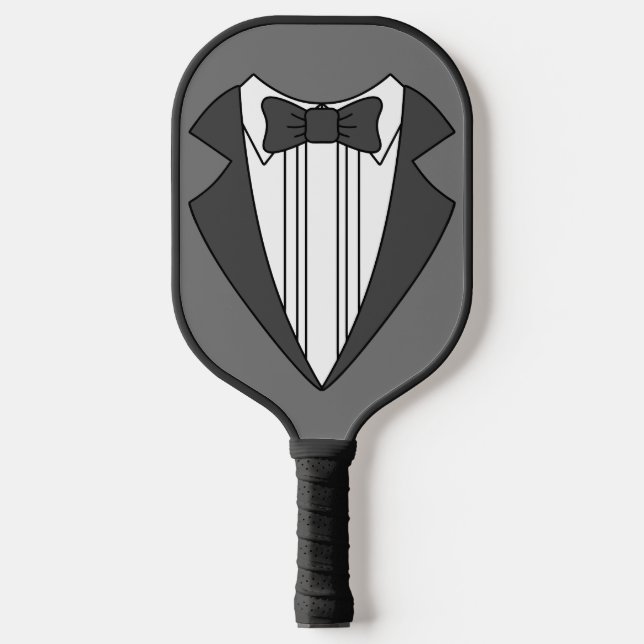 Best Man Tuxedo Pickleball Paddle (Front)