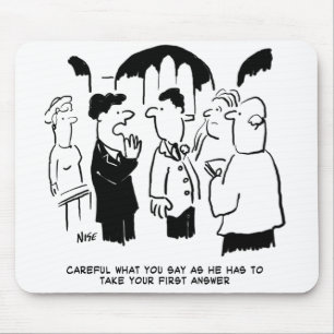 Best Man Warning to Bridegroom Mouse Mat