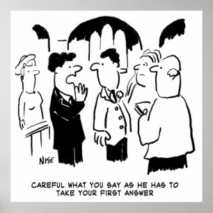 Best Man Warning to Bridegroom Poster