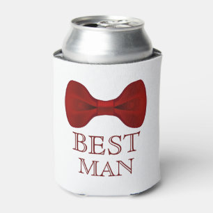 Best Man wedding Can Cooler
