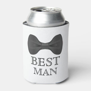 Best Man wedding Can Cooler