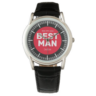 Best Man wedding gift from groom to groomsmen Watch