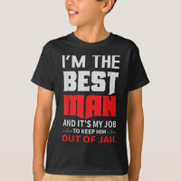 Best Man Wedding Groom Funny Bachelor Stag Party M
