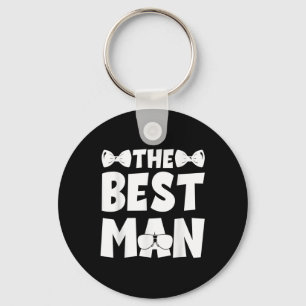 Best Man Wedding Groomsmen Funny Bridal Bachelor P Key Ring