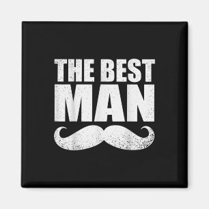 Best Man Wedding Groomsmen Funny Bridal Bachelor P Magnet