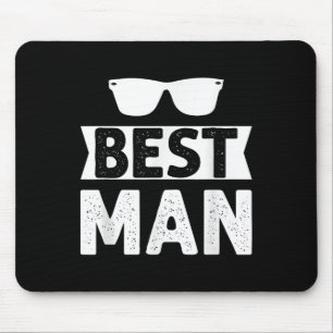 Best Man Wedding Groomsmen Funny Bridal Bachelor P Mouse Mat