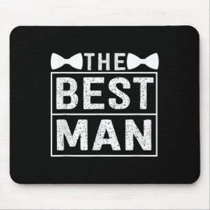 Best Man Wedding Groomsmen Funny Bridal Bachelor P Mouse Mat
