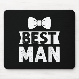 Best Man Wedding Groomsmen Funny Bridal Bachelor P Mouse Mat