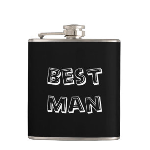 Best Man   Wedding Hip Flask