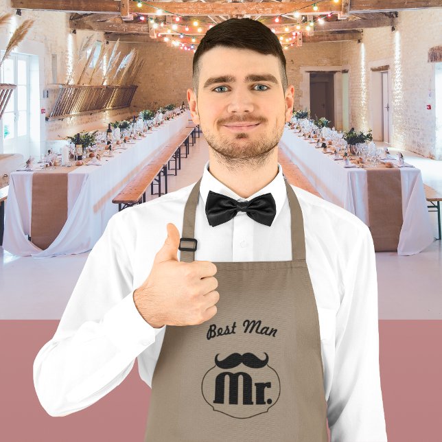 Best Man Wedding Party Gifts Long Apron (Creator Uploaded)