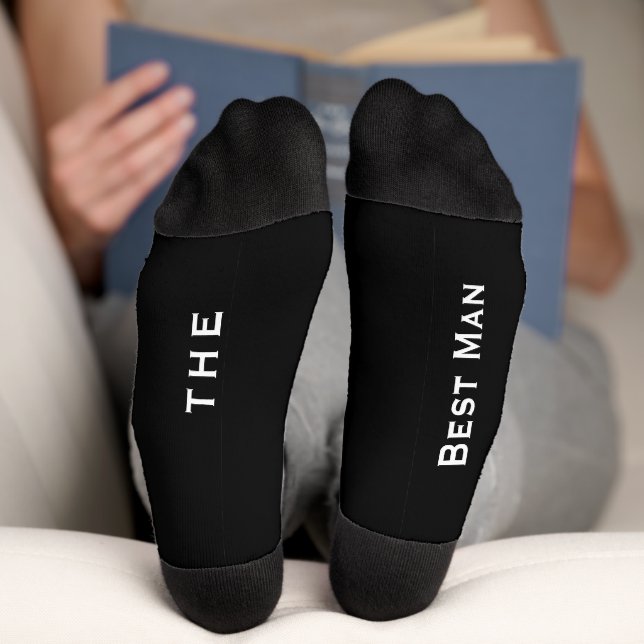 Best Man Wedding Party Socks (Bottom)