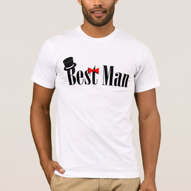 Best Man Wedding T-Shirt (Front)