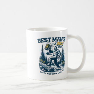Best Man's Bbq Smith Mountain Lake Bigfoot Coffee Mug