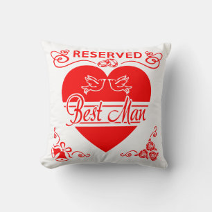 Best Man's Cushion. Reserved for the Best Man Cushion