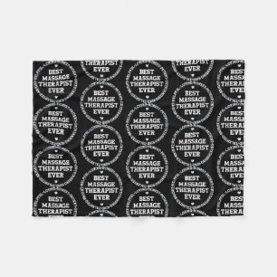 Best Massage Therapist Ever Massage Therapy  Fleece Blanket