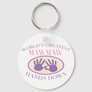 Best MawMaw Hands Down T-shirt Key Ring