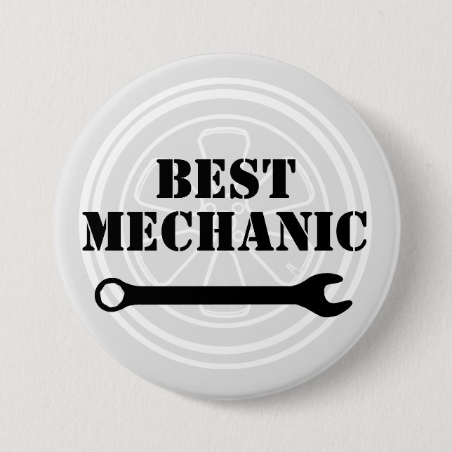 Best Mechanic Button (Front)
