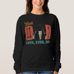 Best Mechanic Dad Ever Handyman Vintage Fathers Da Sweatshirt