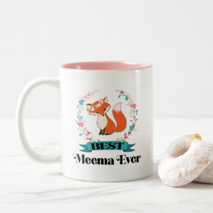 Best Meema Ever Grandma Gift Two-Tone Coffee Mug