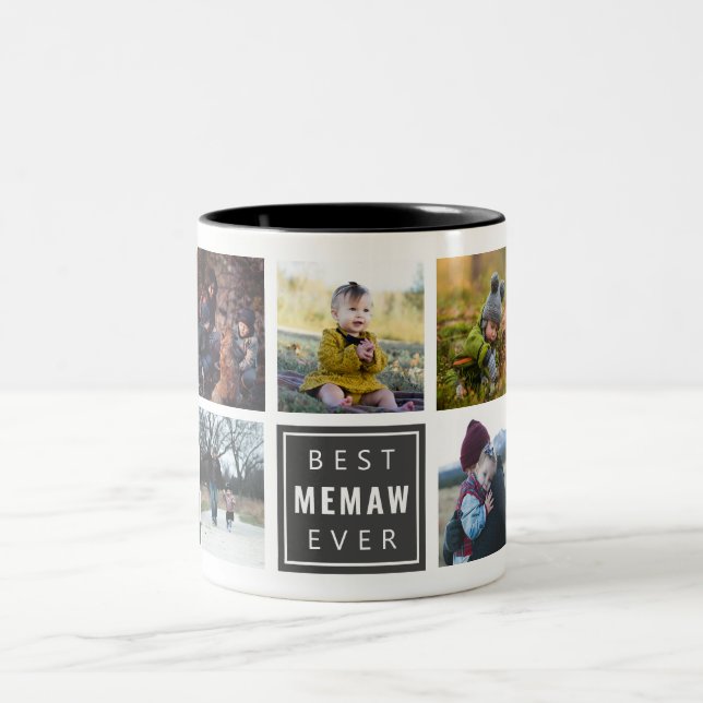 Best Memaw Ever Custom Photo Mug (Center)
