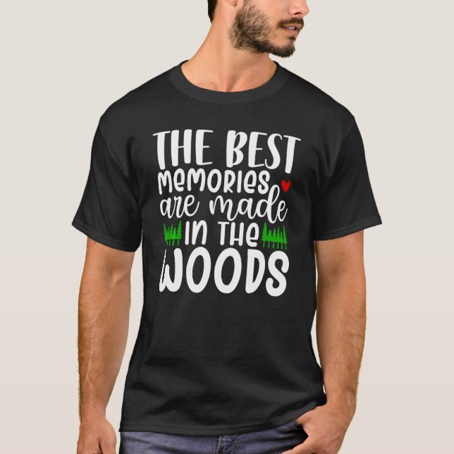 Best Memories Woods Camping Boondocking For Kids A T-Shirt (Front)