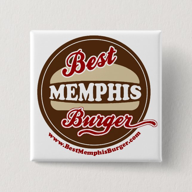 Best Memphis Burger Button (Front)