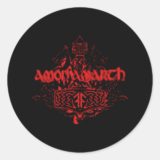 Best Merch of Amon Amarth Music Legends Classic Round Sticker