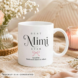 Best Mimi Ever Gift from Grandkids Coffee Mug