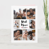 Best Mimi Ever Photo Collage Mother's Day Card