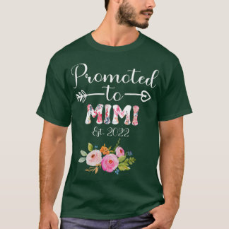 Best Mimi Ever Women Flower Decoration Grandma  T-Shirt