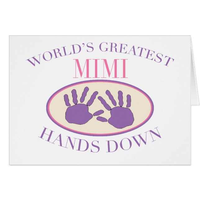 Best Mimi Hands Down T-shirt (Front Horizontal)