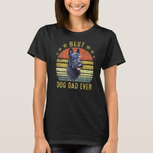 Best Miniature Schnauzer Dad Ever Vintage Dog T-Shirt