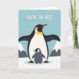 Best Mom Bird Illustration Card
