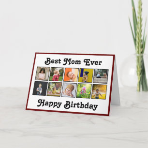 Best Mom Birthday Photo Collage Instagram Template