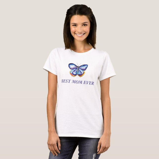 Best Mom Butterfly Women T-shirt (Front Full)