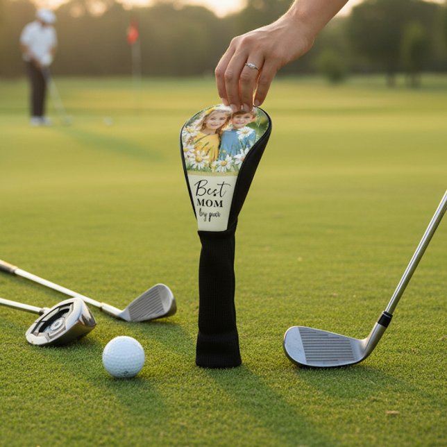 Best Mom by Par Daisy Photo Golf Head Cover (Creator Uploaded)