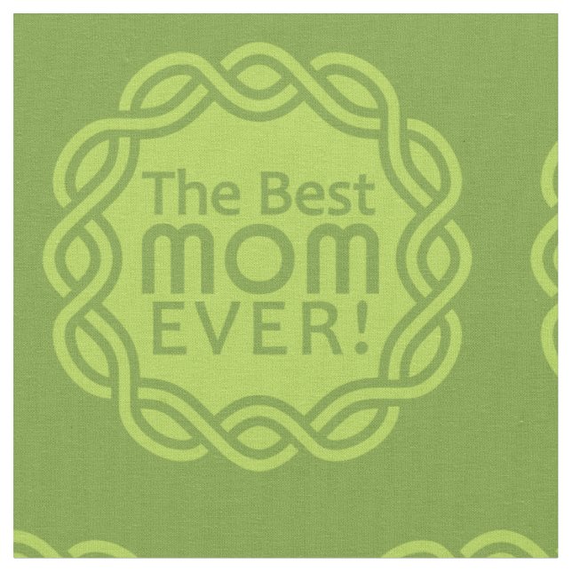 BEST MOM custom color fabric (Close Up)