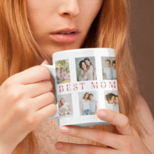 Best Mom Custom Photos Espresso Coffee Mug