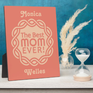 BEST MOM custom plaque