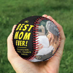 Best Mom Ever 2 Photo Collage Softball